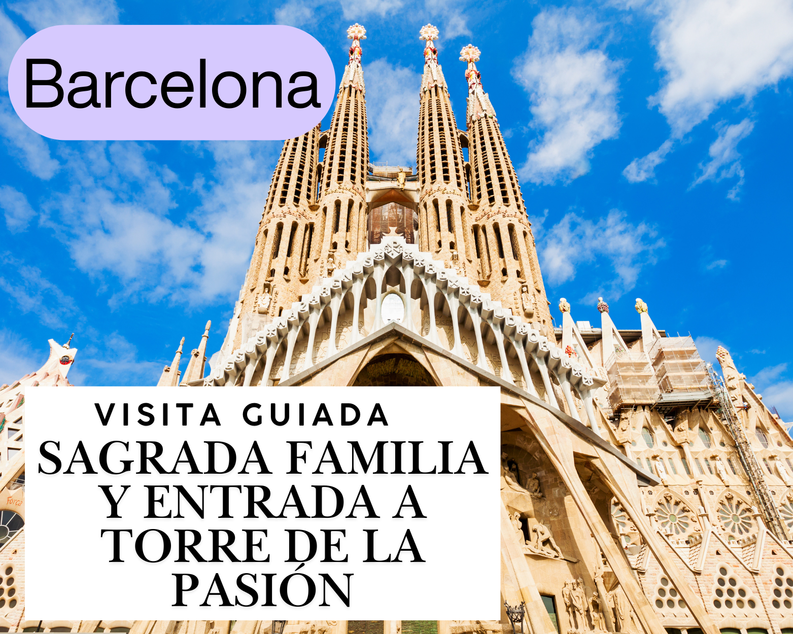 Visita Guiada A La Sagrada Familia Con Entrada A Torre De La Pasión